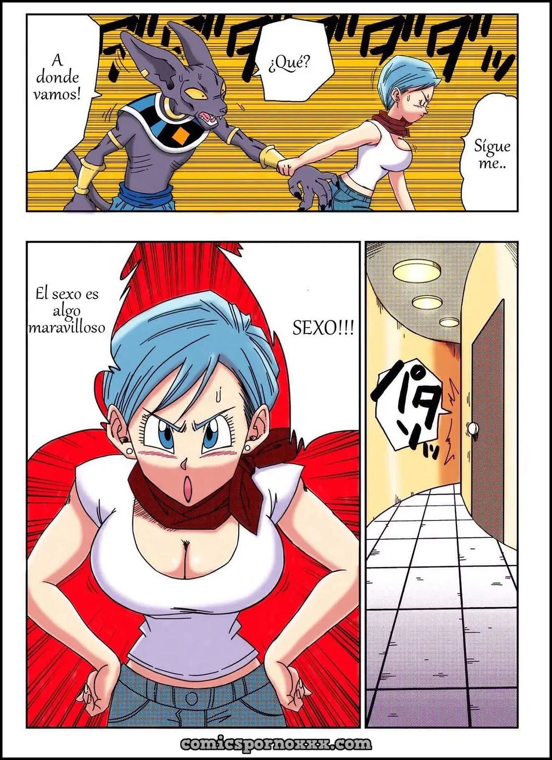 Bulma Persuade a Bills Teniendo Sexo con El  - Imagen 3  - Comics Porno - Hentai Manga - Cartoon XXX