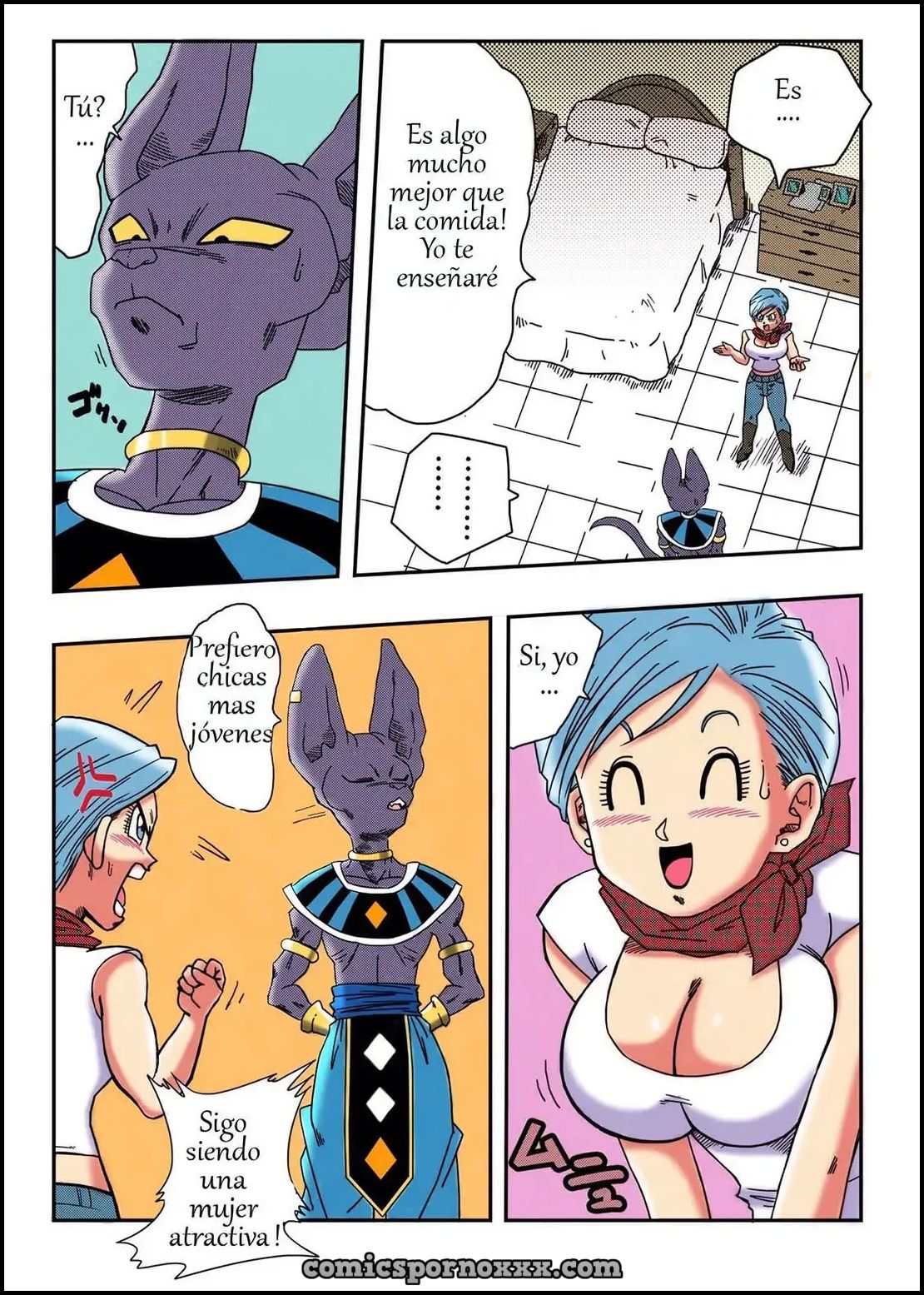 Bulma Persuade a Bills Teniendo Sexo con El  - Imagen 4  - Comics Porno - Hentai Manga - Cartoon XXX