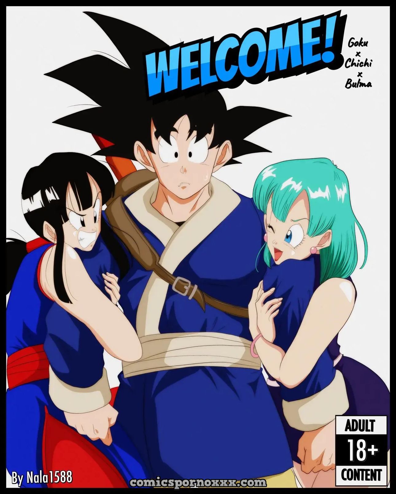 Bulma y Chichi Saludan a Goku con gran Alegría  - Imagen 1  - Comics Porno - Hentai Manga - Cartoon XXX