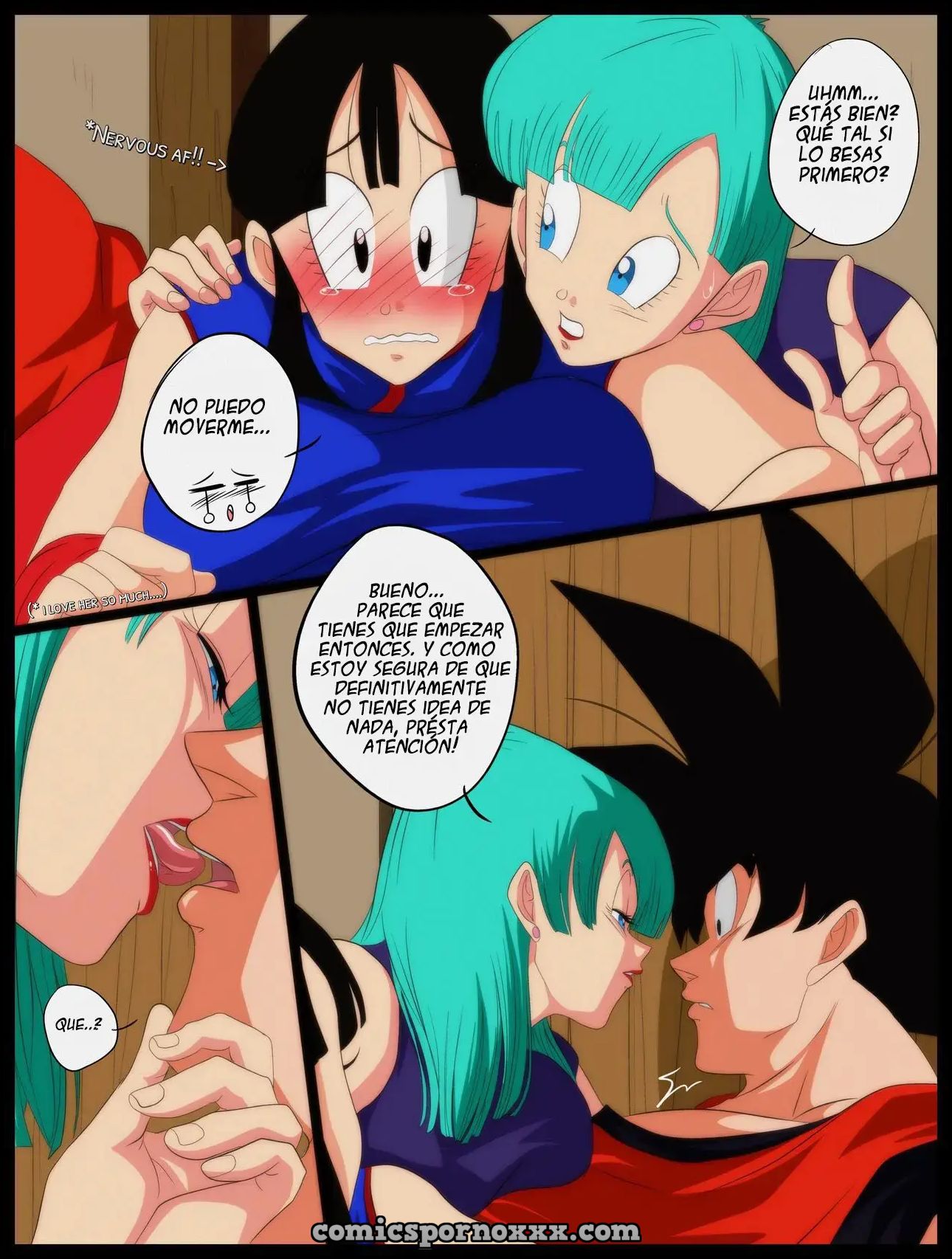 Bulma y Chichi Saludan a Goku con gran Alegría  - Imagen 6  - Comics Porno - Hentai Manga - Cartoon XXX