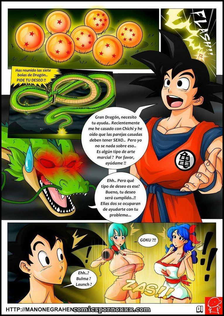 Dragon Ball X (Goku Follando con Milk)  - Imagen 2  - Comics Porno - Hentai Manga - Cartoon XXX