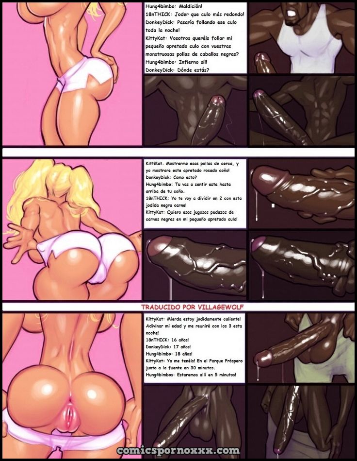 Jenny y Kitty con los Muchachos Negros Vergones  - Imagen 7  - Comics Porno - Hentai Manga - Cartoon XXX