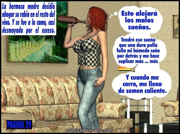 Madre Ebria Abusada por su Hijo (Sorpresa para Mama)  - Imagen 29  - Comics Porno - Hentai Manga - Cartoon XXX