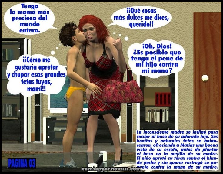 Madre Ebria Abusada por su Hijo (Sorpresa para Mama)  - Imagen 3  - Comics Porno - Hentai Manga - Cartoon XXX