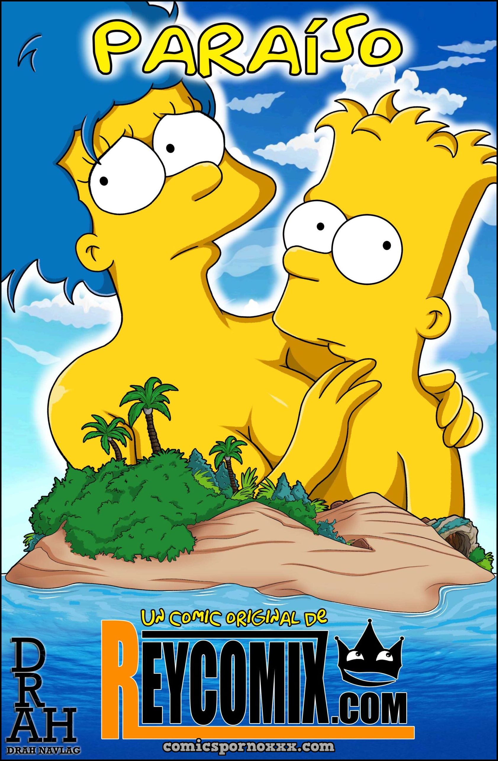 Marge y Bart Simpson Culean en una Isla Paraiso  - Imagen 1  - Comics Porno - Hentai Manga - Cartoon XXX