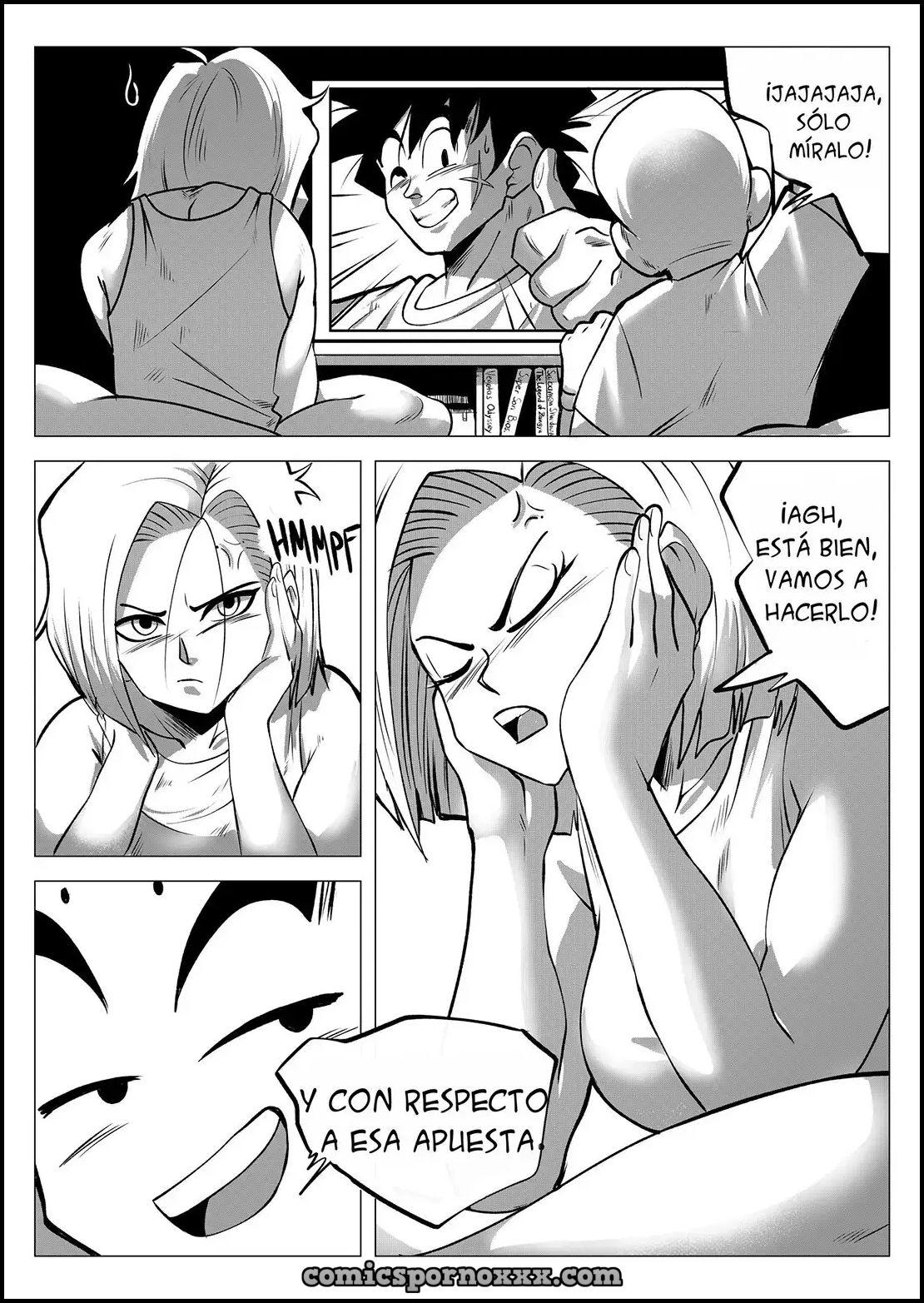 N18 Logra un Homerun Utilizando a Krilin  - Imagen 4  - Comics Porno - Hentai Manga - Cartoon XXX