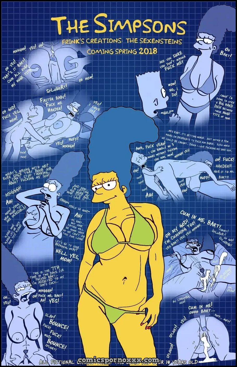 The Simpsons are The Sexenteins  - Imagen 1  - Comics Porno - Hentai Manga - Cartoon XXX