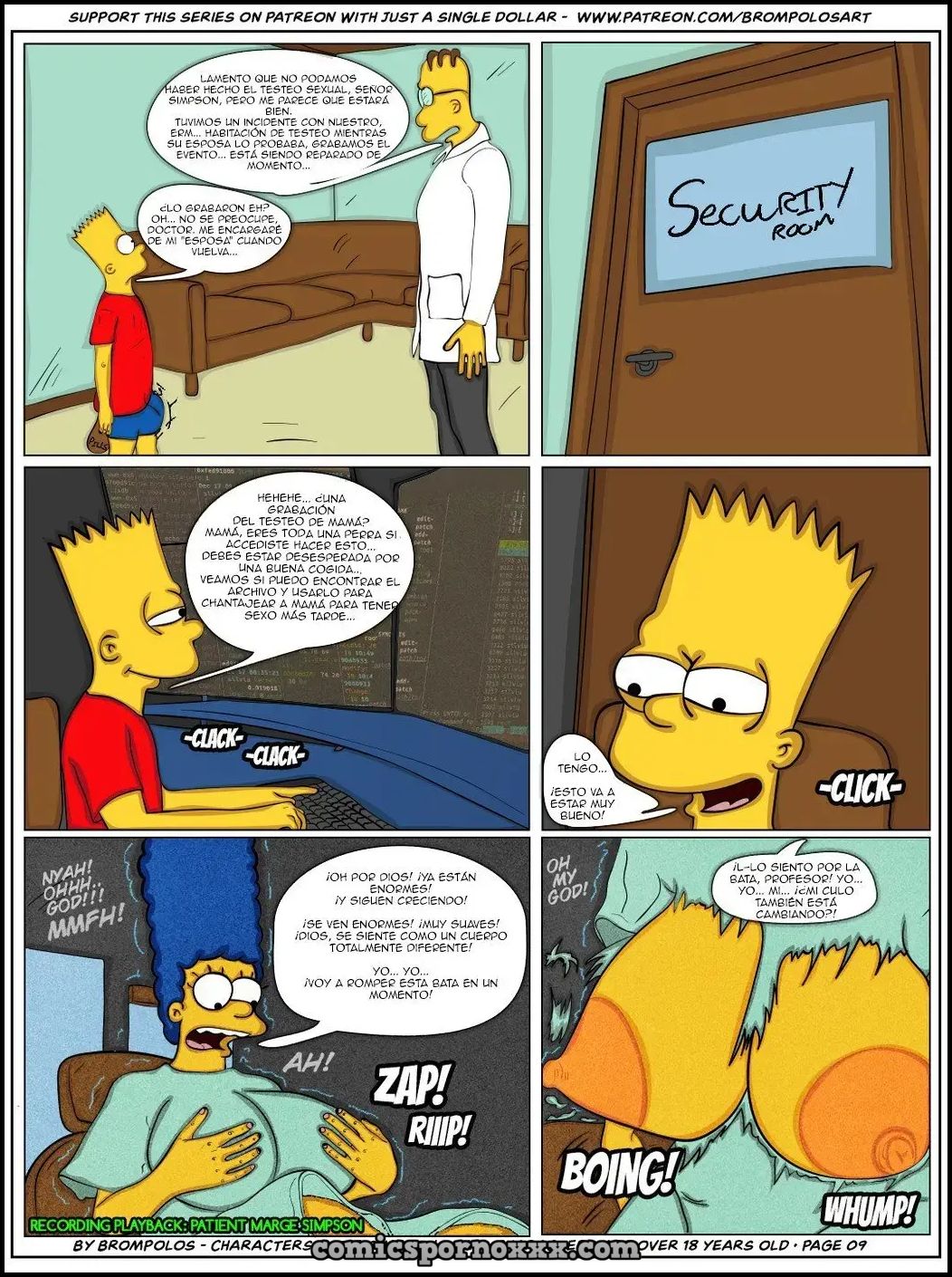 The Simpsons are The Sexenteins  - Imagen 12  - Comics Porno - Hentai Manga - Cartoon XXX