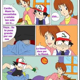 NSFW - Ash x Delia (Ash Ketchum Follando a su Madre) - 5