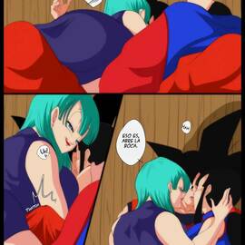 Comics Porno - Bulma y Chichi Saludan a Goku con gran Alegría - 7