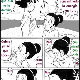 Comics XXX - Chichi y Goten Entrenamiento Fisting - 6