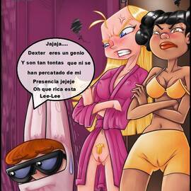 Cartoon - Dexter Folla a su Hermana Dee-Dee y a su Madre - 11