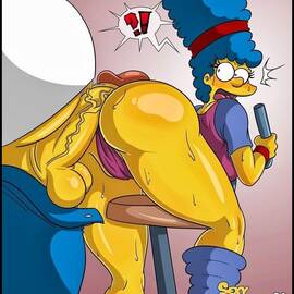 Ecchi - Haciendo Sexy Spinning con Marge Simpson - 2