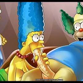 Ver - Krusty Follandose a Marge Simpson - 1