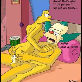 Hentai - Krusty Follandose a Marge Simpson - 5