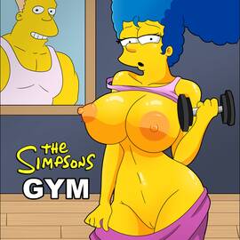 Ver - Marge Simpson Tiene Sexo con Rainier Wolfcastle en el Gym - 1