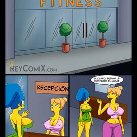 Sexo - Marge Simpson Tiene Sexo con Rainier Wolfcastle en el Gym - 4