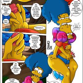 Porno - Marge y Bart Simpson Culean en una Isla Paraiso - 15