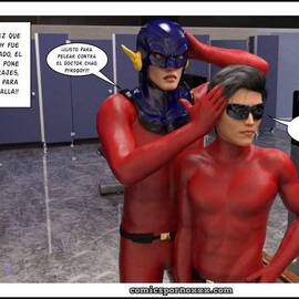 Comics Porno - Superheroe Pyro - 7