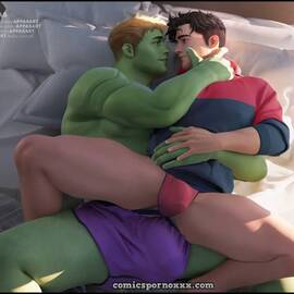 Historietas - Wiccan and Hulkling (El Increíble Hulk Teniendo Sexo Gay) - 10