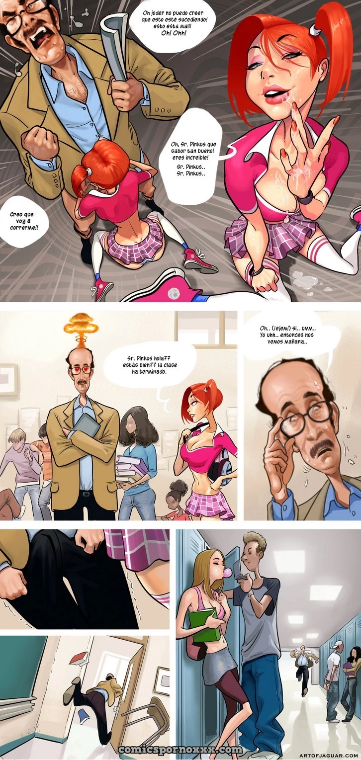 El Profesor Pinkus #1 (Se Folla a Colegiala Caliente) - Página 7