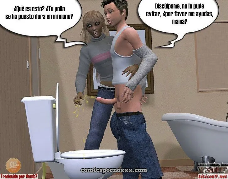 Nadia y su Hijo Jimmy (3D Incesto) - Página 11