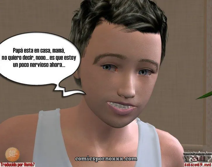 Nadia y su Hijo Jimmy (3D Incesto) - Página 15