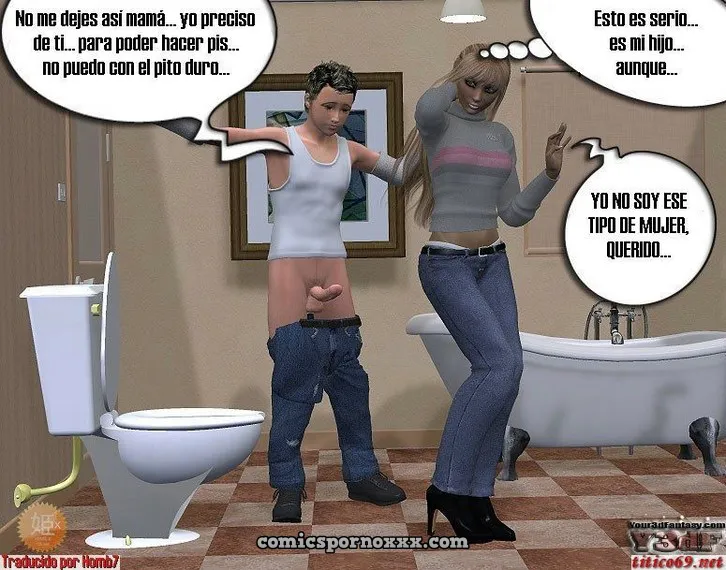 Nadia y su Hijo Jimmy (3D Incesto) - Página 17