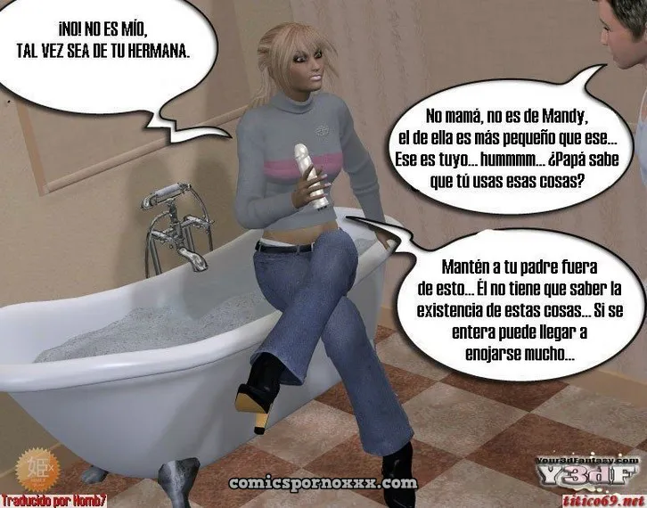 Nadia y su Hijo Jimmy (3D Incesto) - Página 19