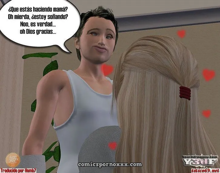 Nadia y su Hijo Jimmy (3D Incesto) - Página 21