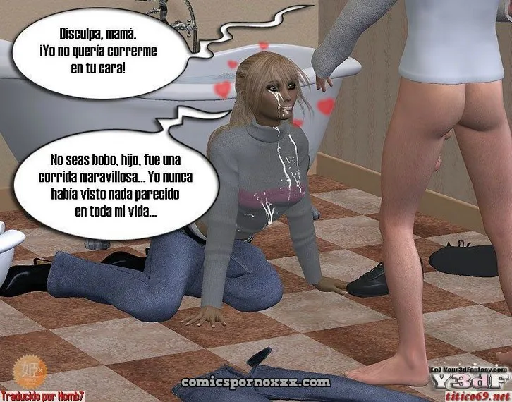 Nadia y su Hijo Jimmy (3D Incesto) - Página 25