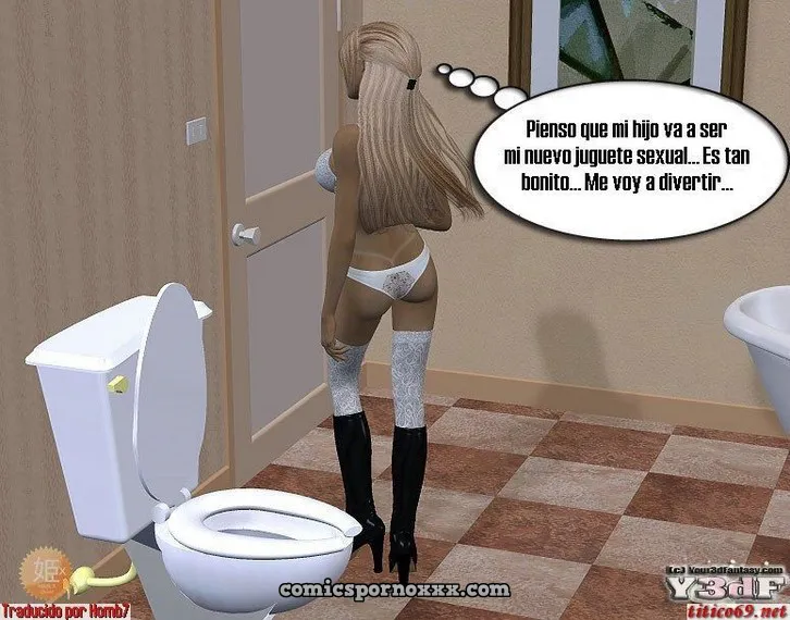 Nadia y su Hijo Jimmy (3D Incesto) - Página 33