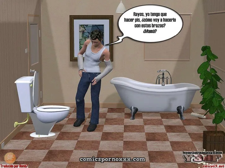 Nadia y su Hijo Jimmy (3D Incesto) - Página 4