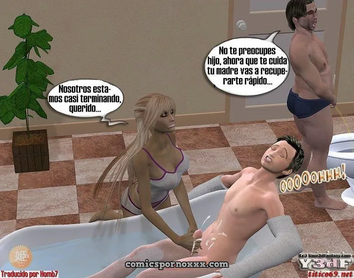 Nadia y su Hijo Jimmy (3D Incesto) - Página 53