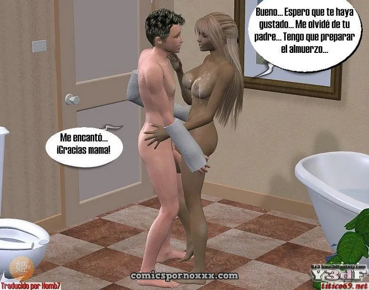 Nadia y su Hijo Jimmy (3D Incesto) - Página 74
