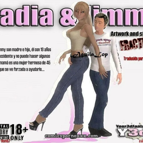 Nadia y su Hijo Jimmy (3D Incesto) - Página 1