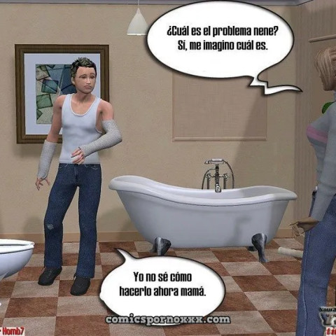Nadia y su Hijo Jimmy (3D Incesto) - Página 5