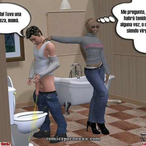 Nadia y su Hijo Jimmy (3D Incesto) - Página 8