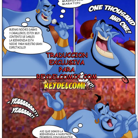 Porno de Aladdin 1001 para una Noche - Página 1