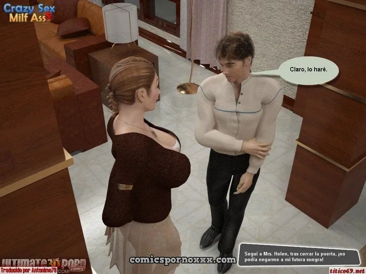 Culo Milf de mi Suegra 3D Porno Anal - Página 5