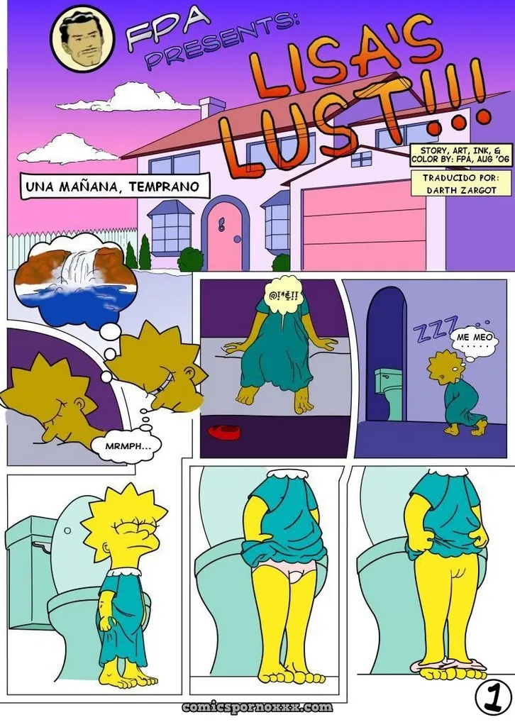 La Perdición de Lisa Simpson (Lisa´s Lust) - Página 1