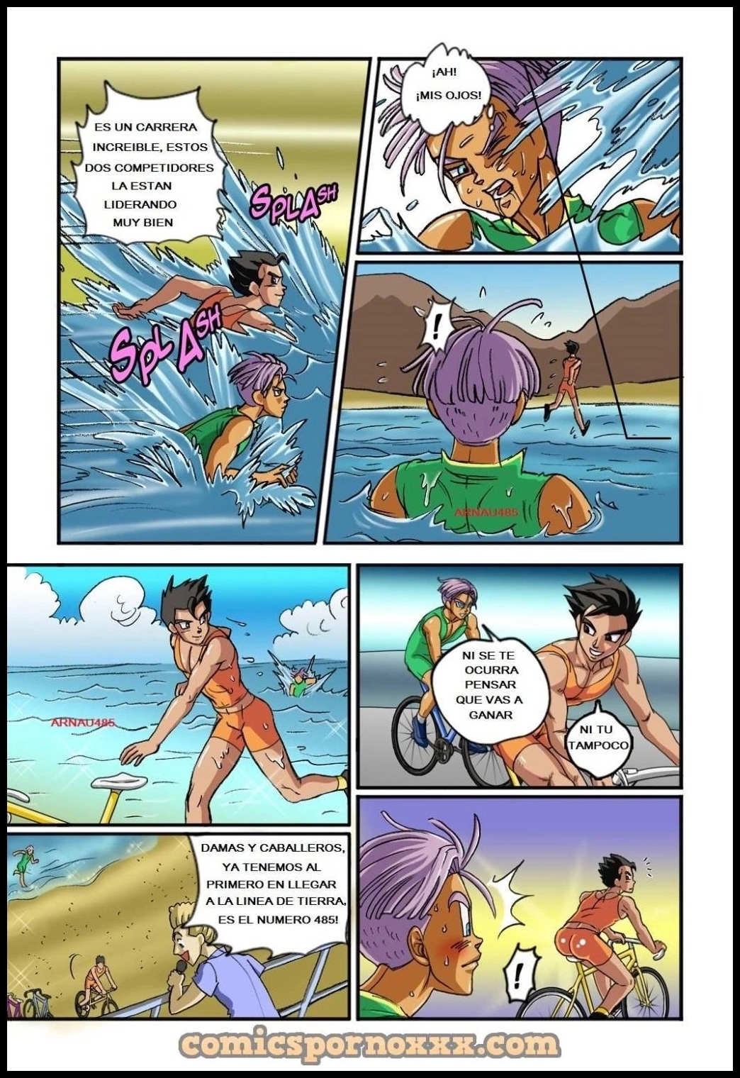 Hentai - Competidores Ardientes (Gohan x Trunks) - Imagen 2