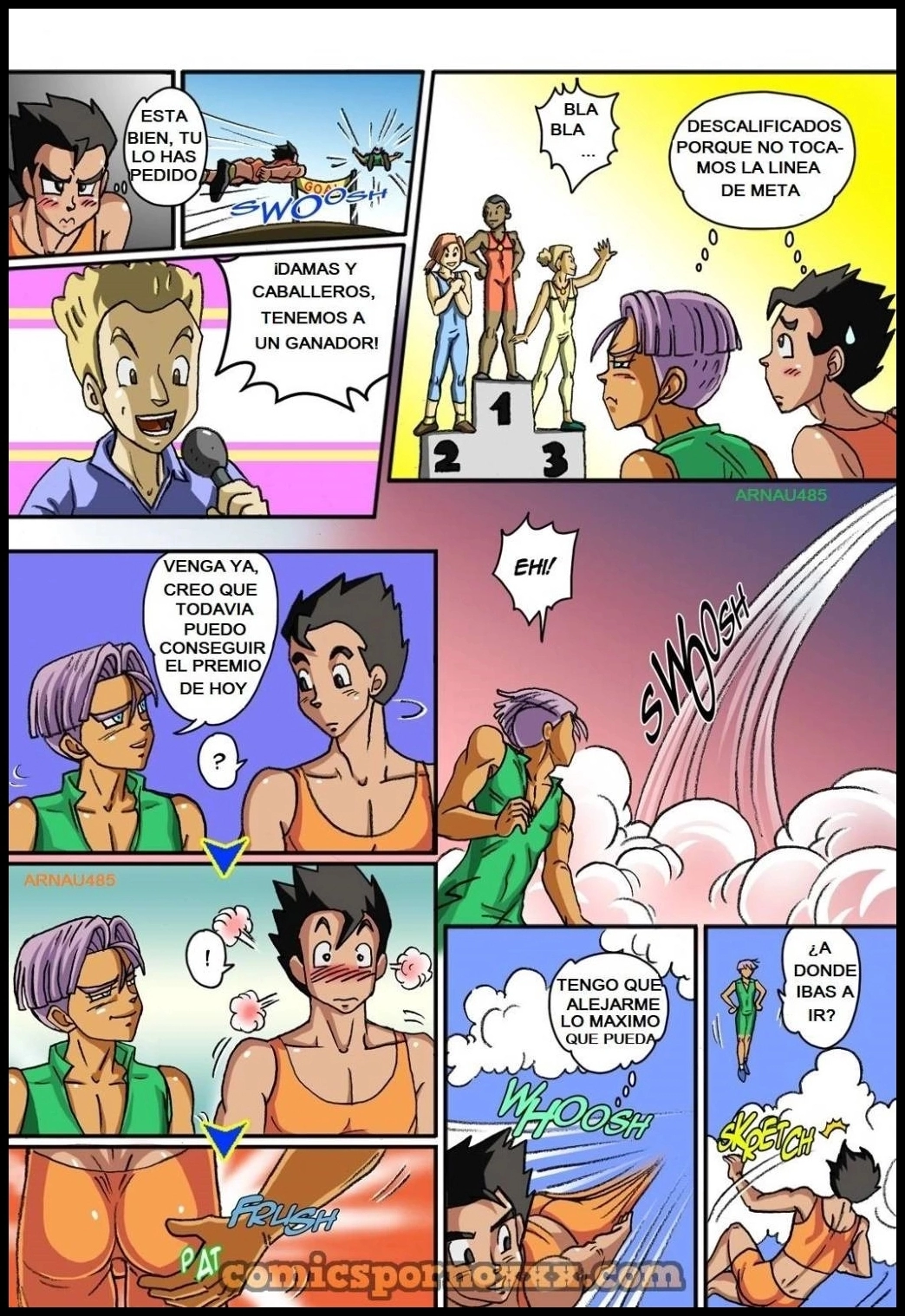 Hentai - Competidores Ardientes (Gohan x Trunks) - Imagen 4