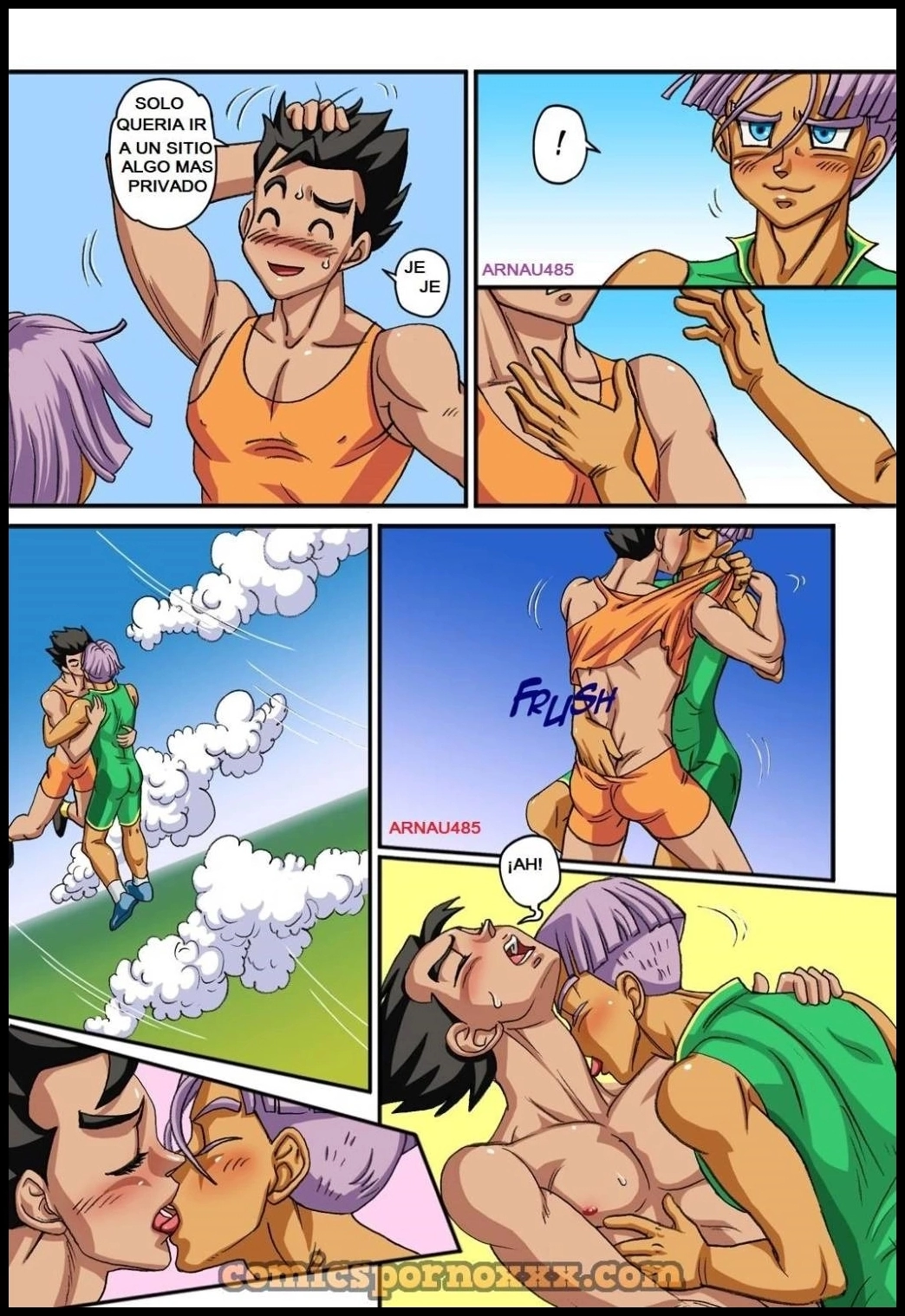 Hentai - Competidores Ardientes (Gohan x Trunks) - Imagen 5