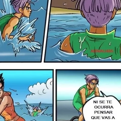 Ecchi - Competidores Ardientes (Gohan x Trunks) - 2