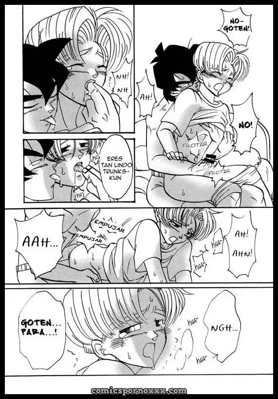 Batalla de Sexo Gay entre Goten y Trunks - Página 11