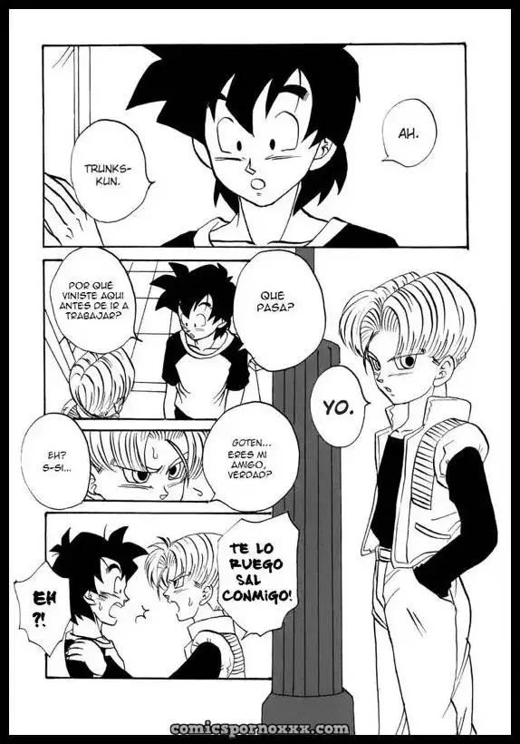 Hentai - Batalla de Sexo Gay entre Goten y Trunks - Imagen 3