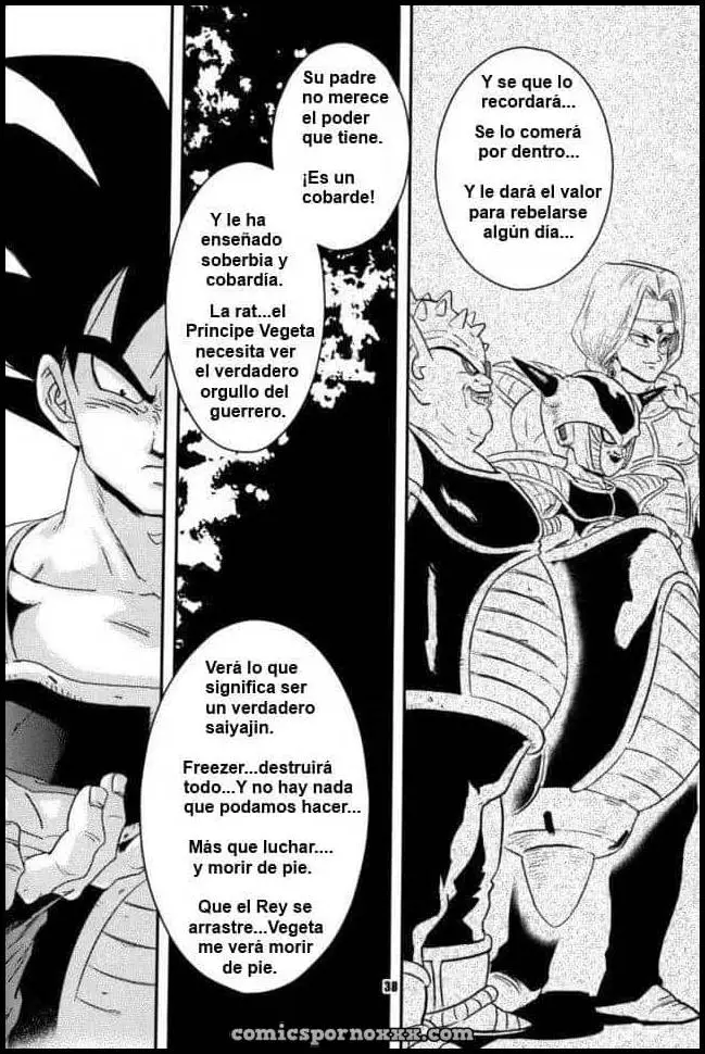 Kemono-tachi wa Furusato o Mezasu DBZ (La Venganza de Bardock) - Página 35
