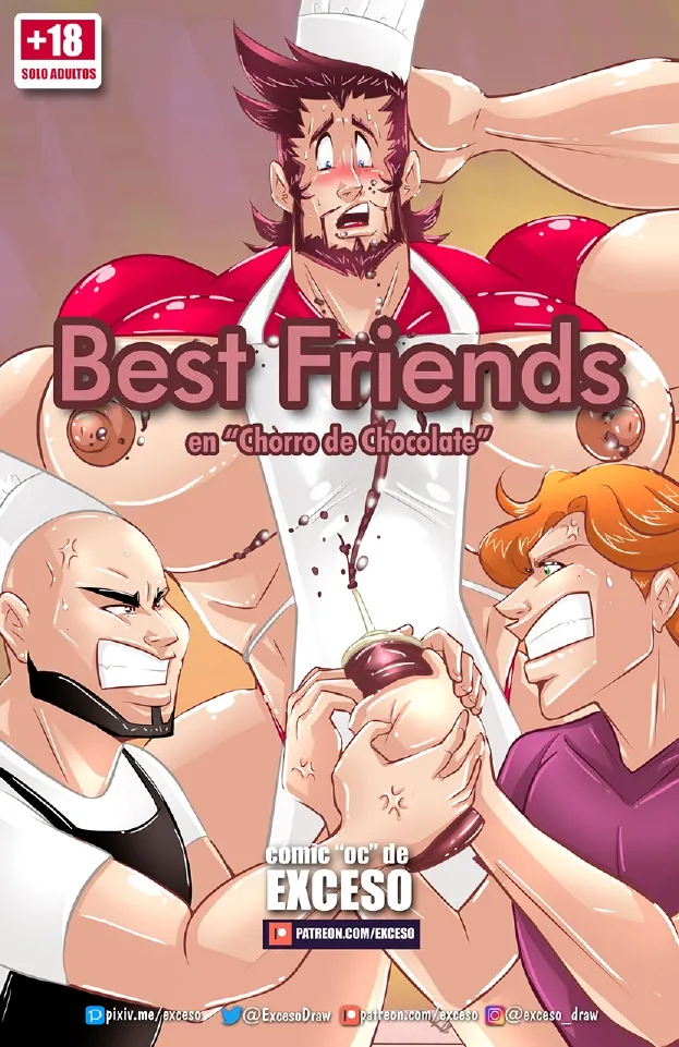 Hentai - Best Friends – Chorro de Chocolate - Imagen 1