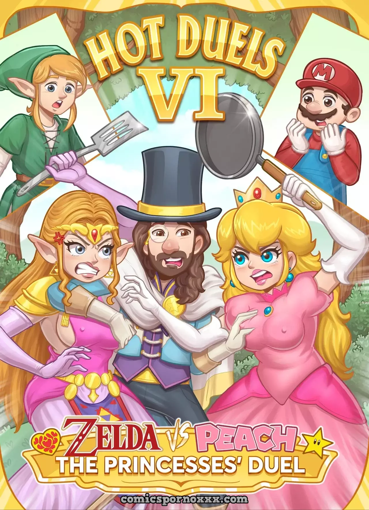 Hentai - Hot Duels VI – Epic Showdown of Zelda vs Peach - Imagen 1